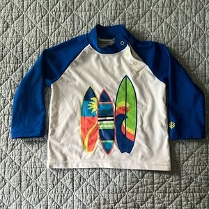Infant rash guard and hat